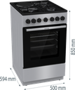 COOKER FK513C-D1D4E GK5B42SD GOR7