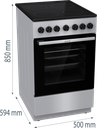 COOKER FR513C-GSDA2 GEC5B41SG GOR7