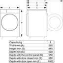 DRYER DH3S802BW2 DH3S802BW2 HSN8