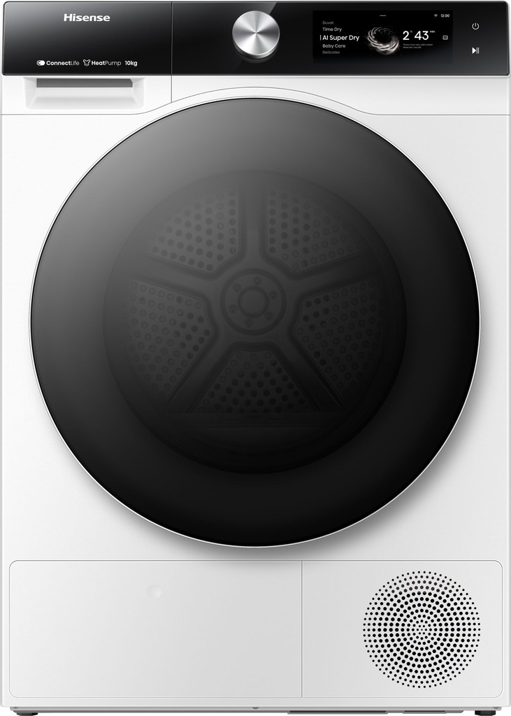 [20012509] DH7S107BW HISENSE Samostojeća kondenzacijska sušilica rublja s toplinskom pumpom